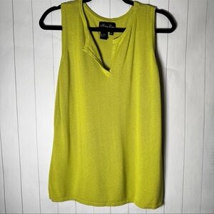 VTG Jerry Lewis Green Tank Top Classic Timeless Sophisticated Quality Basics M